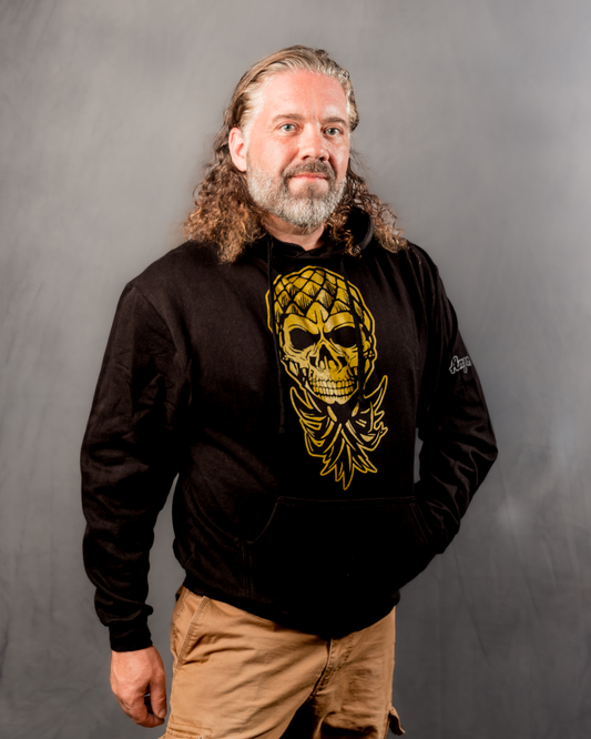 Amore Pineapple Skull Hoodie
