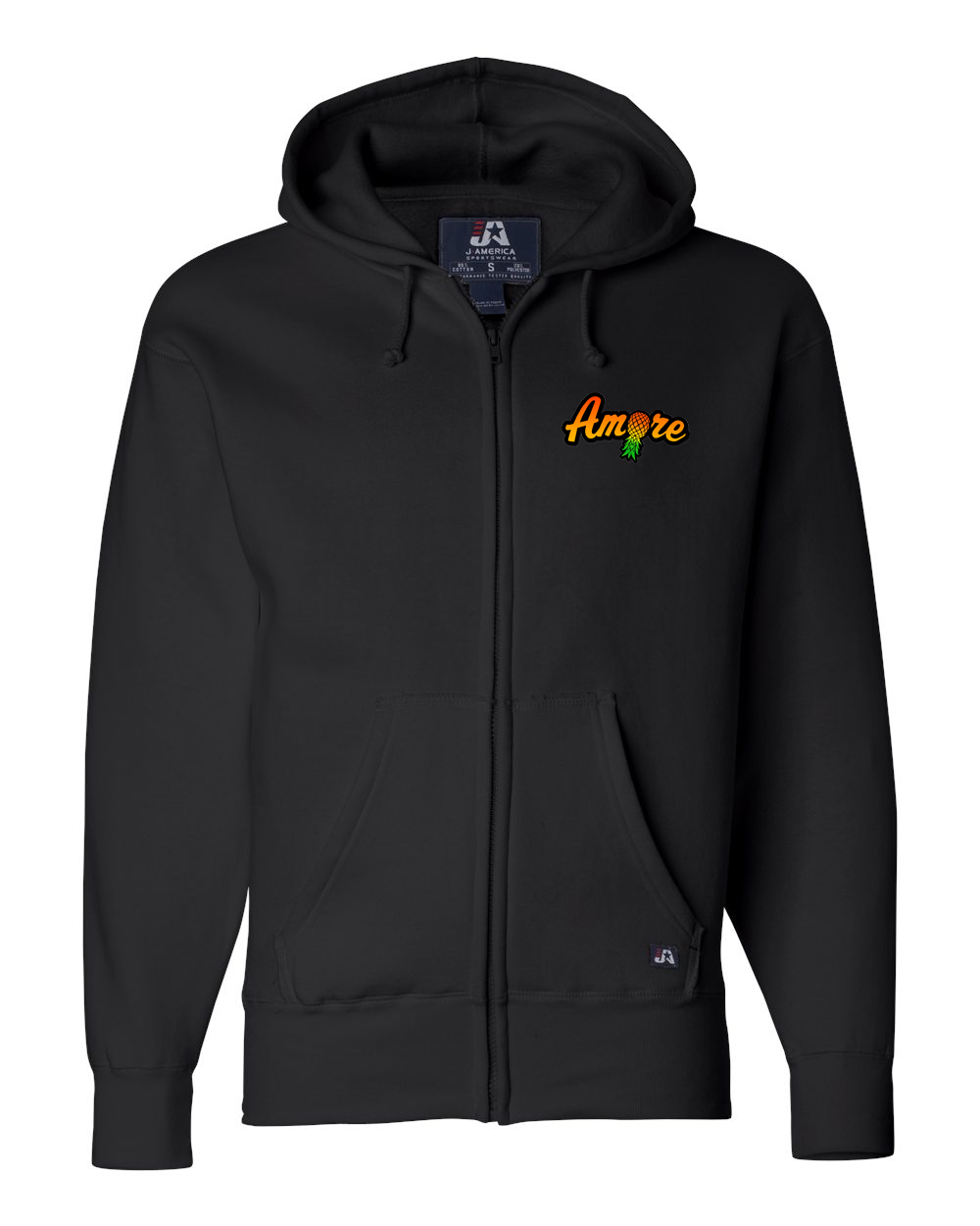 Amore Premium Full Zip Fleece Hood