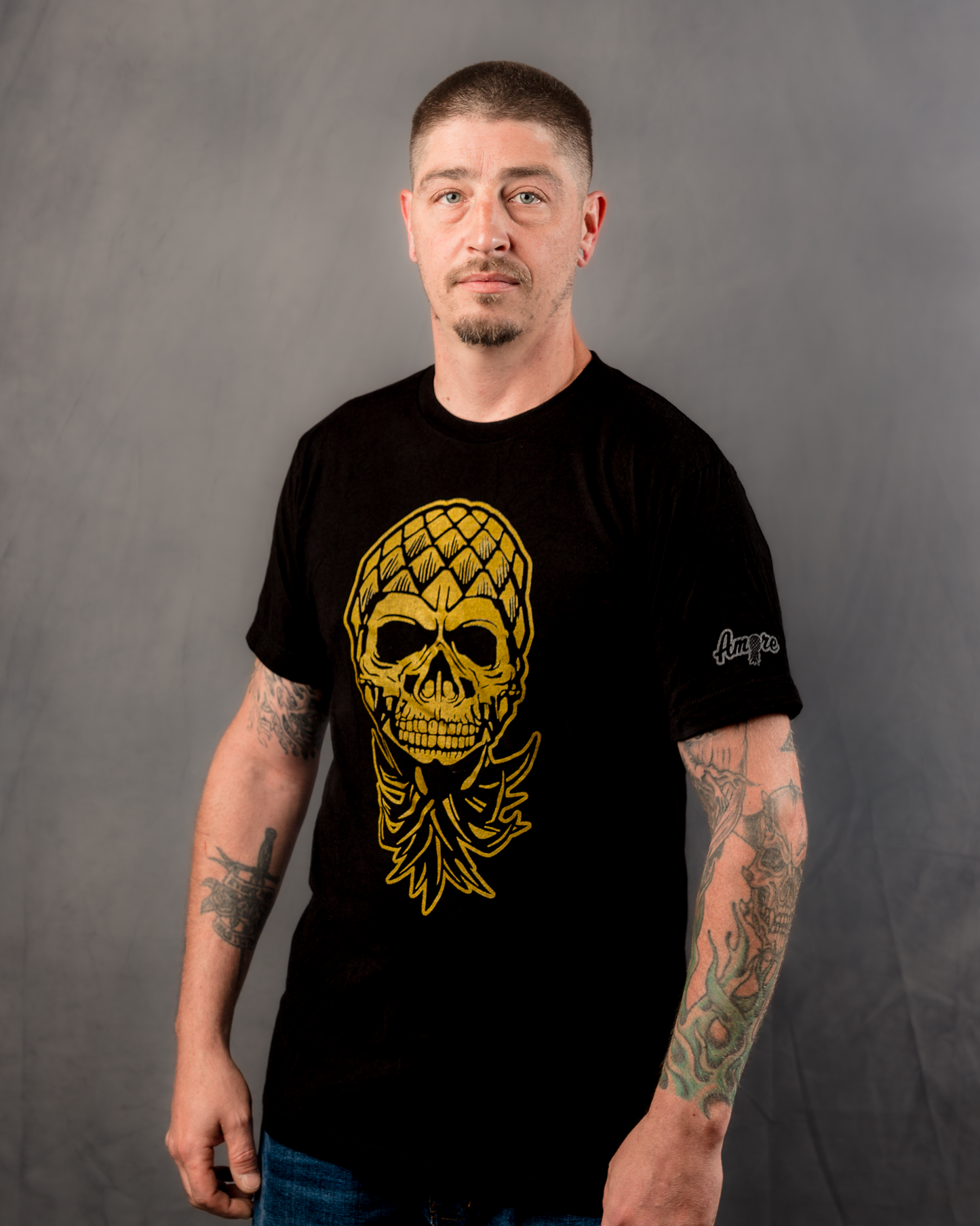 Pineapple Skull Short Sleeve Tee