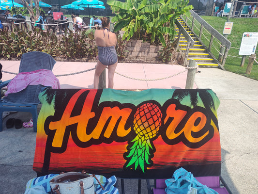 Official Club Amore Beach Towel